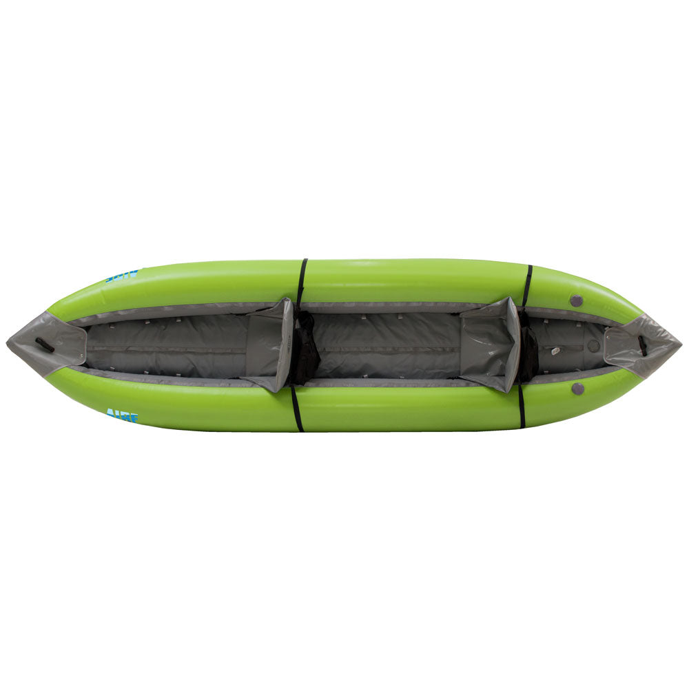 AIRE Outfitter II Inflatable Kayak - Lightweight & Portable 2-Person Kayak for Camping, Fishing & River Adventures