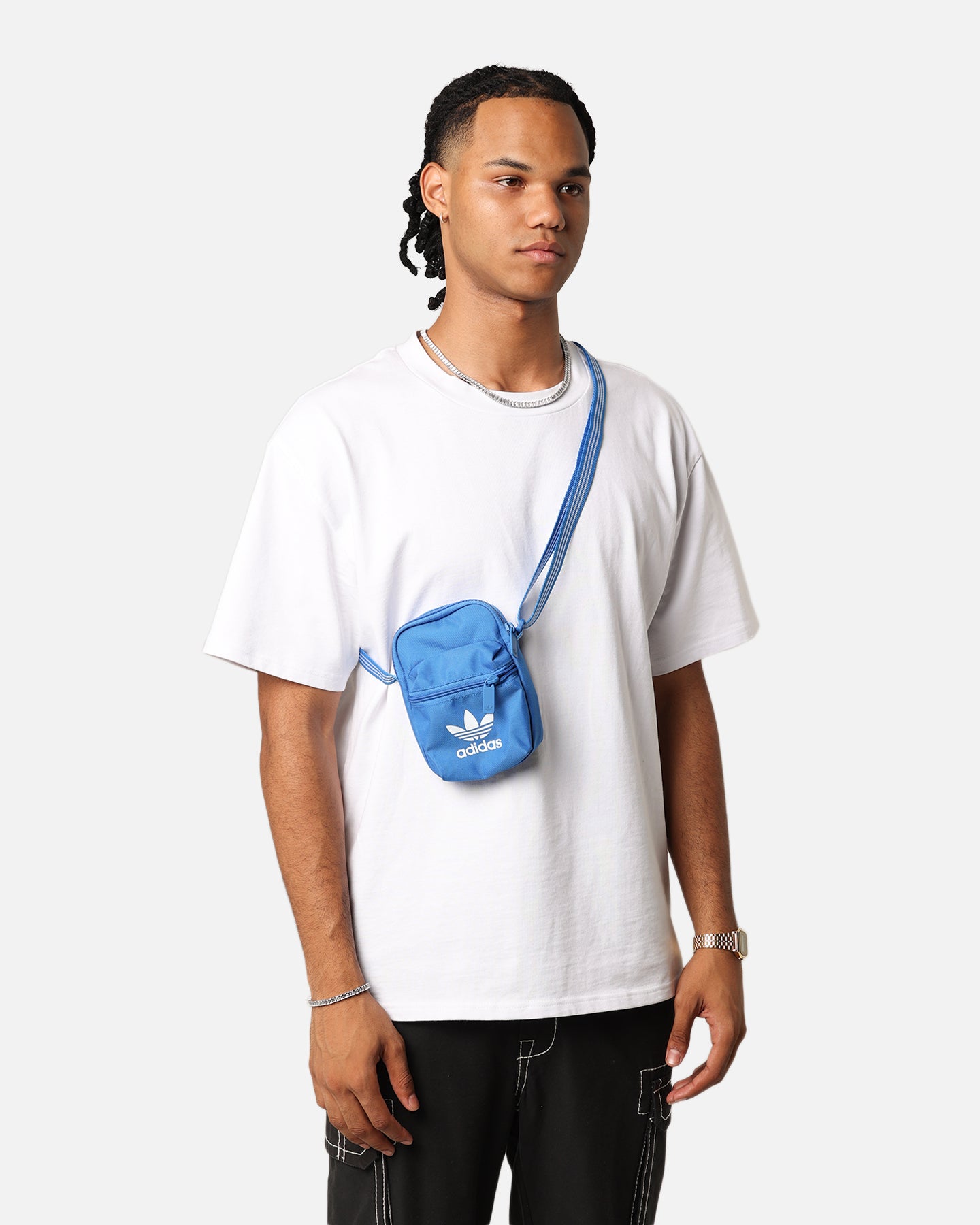 Adidas Adicolor Classic Festival Bag - Bluebird Blue | Stylish & Durable Backpack for Music Festivals, Travel & Outdoor Adventures