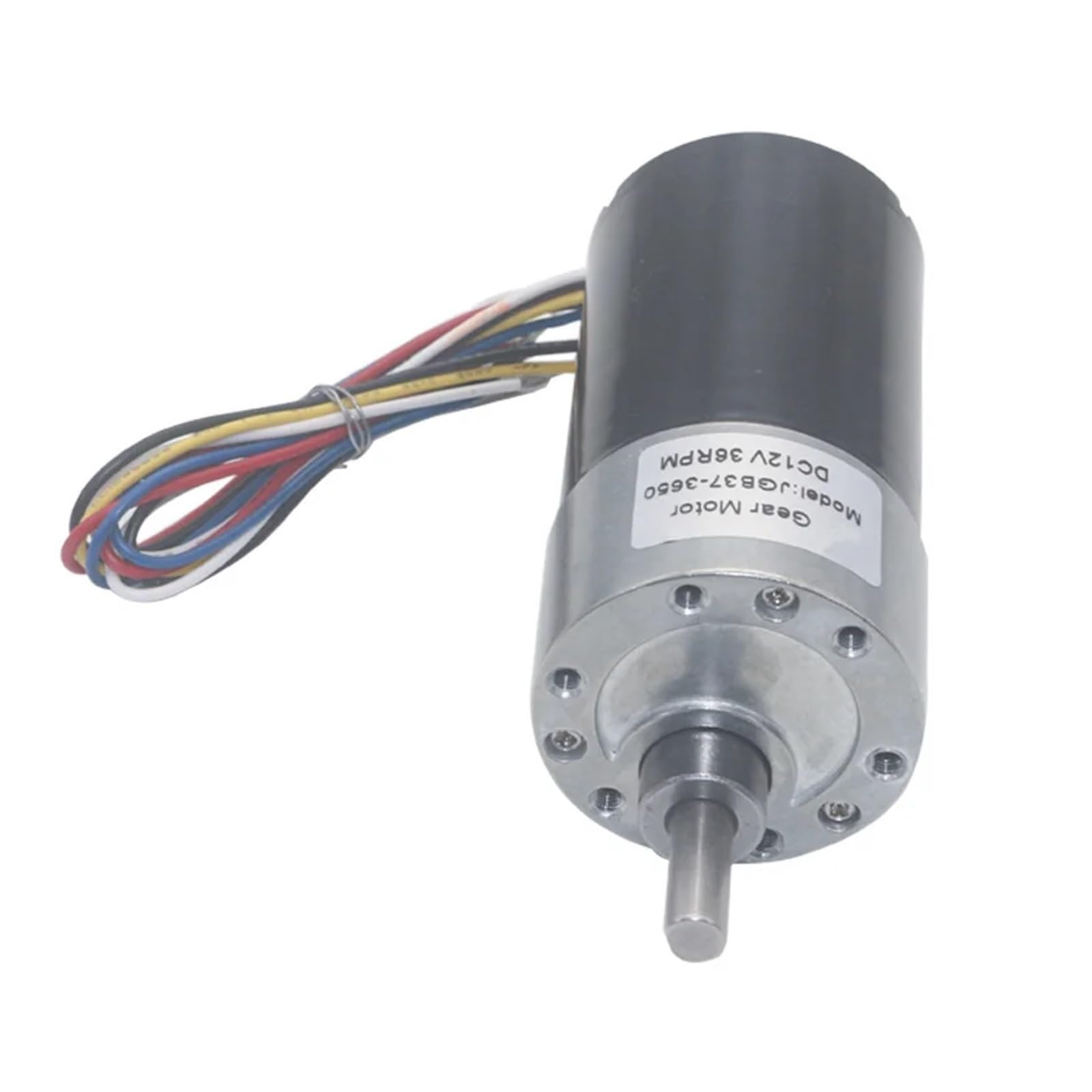 JGB37-3650 37mm High Torque Brushless DC Gear Motor - 12V/24V Silent BLDC Geared Electronic Starter - Long Lifespan (30RPM, 24V) - Ideal for Robotics, Automation Systems & Industrial Equipment