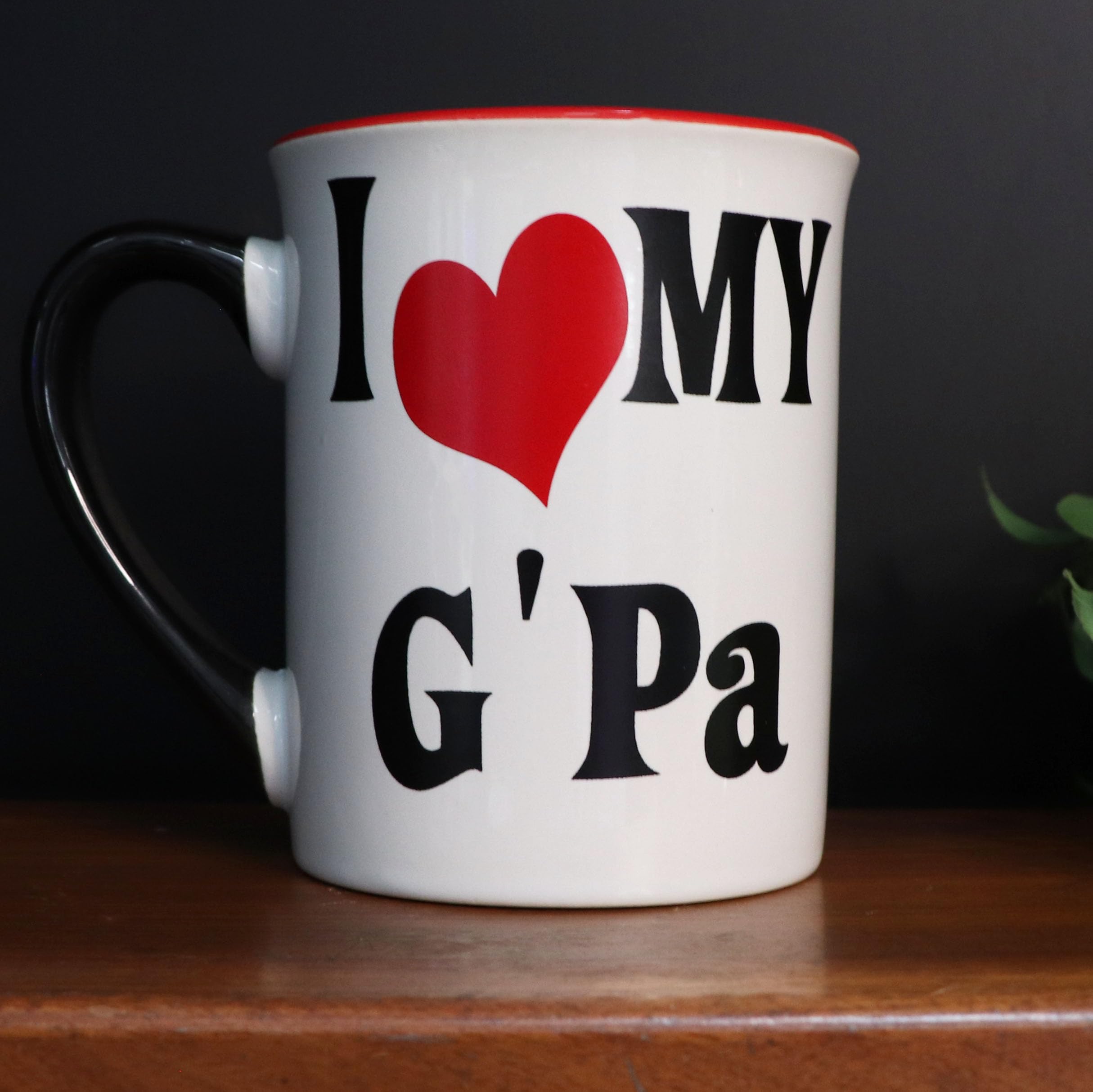 16oz Ceramic Grandpa Coffee Mug - Best Gift for Dad & Grandfather - Unique Christmas & Birthday Present for Men - Perfect for Home, Office & Coffee Table Decor - Great for Morning Coffee & Relaxation Moments