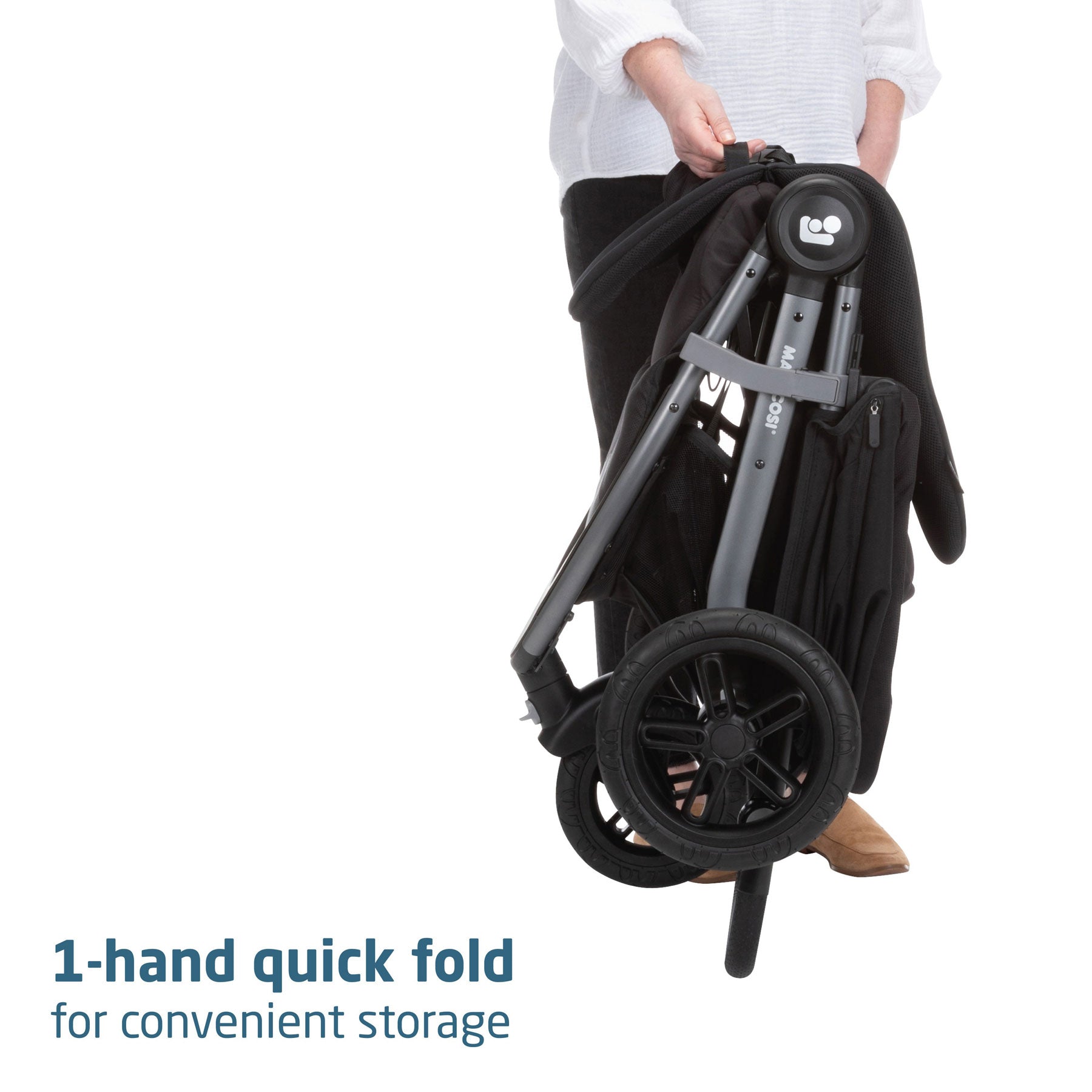 Maxi Cosi Gia XP Luxe 3-Wheel Stroller Travel System with Mico Luxe Infant Car Seat - Lightweight Compact Baby Stroller for Newborns to Toddlers | Perfect for Shopping, Travel & Daily Walks