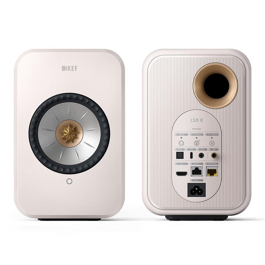 KEF LSX II Wireless Powered Bookshelf Speakers - Hi-Fi Audio System with Bluetooth & WiFi Connectivity for Home Theater, Music Streaming & Gaming Setup