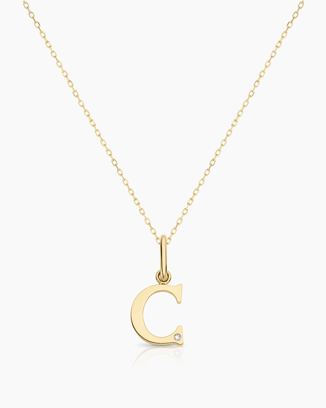 Vintage Diamond Alphabet Charm Necklace - Personalized Initial Pendant Jewelry for Women, Gift for Her, Birthday, Anniversary, Valentine's Day