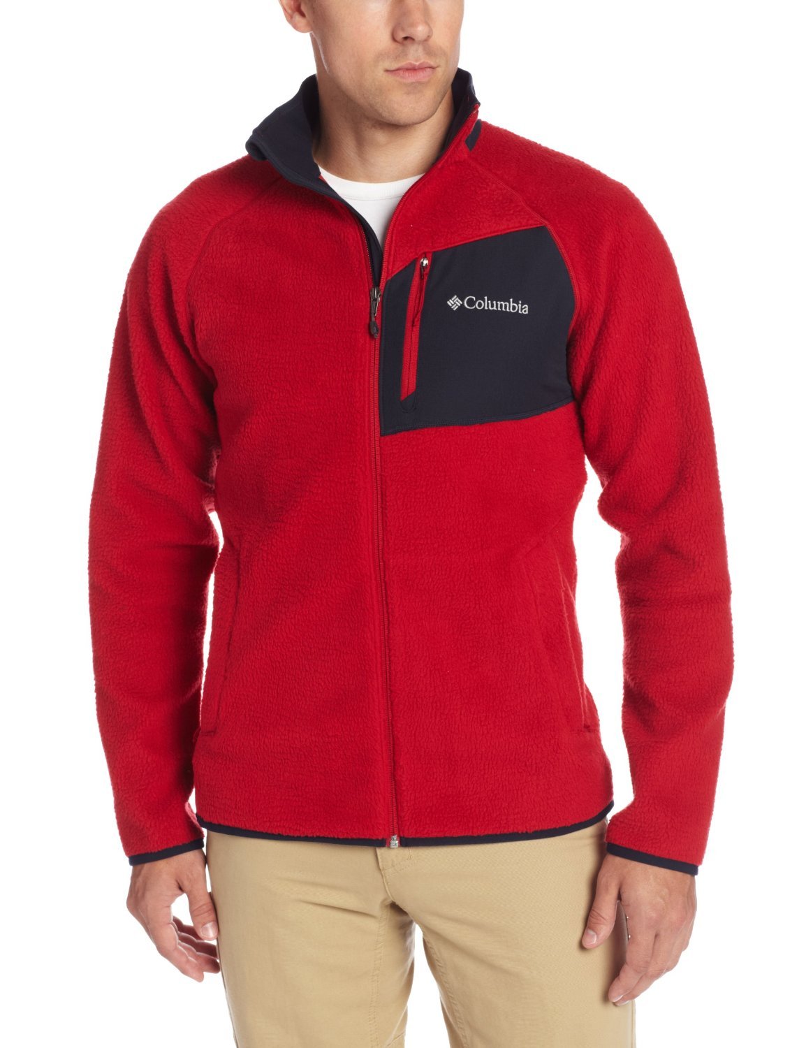 Columbia Men's Atlas Mountain Fleece Jacket - Lightweight Warm Winter Jacket for Hiking & Outdoor Activities | Water-Resistant & Breathable