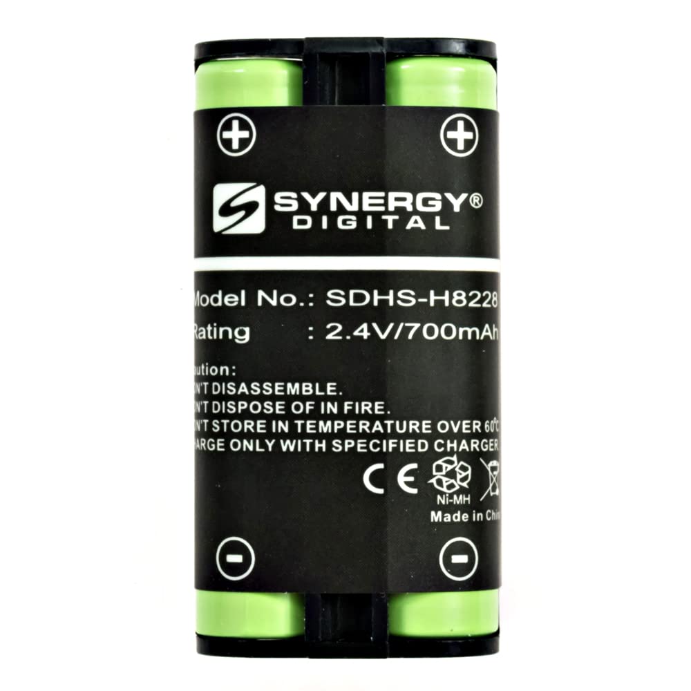 Synergy Digital Replacement Battery for Sony MDR-RF995RK Wireless Headset - 2.4V 700mAh Ni-MH High Capacity Battery (Compatible with Sony BP-HP800-11) - Perfect for Home Theater, Gaming & Extended Listening Sessions