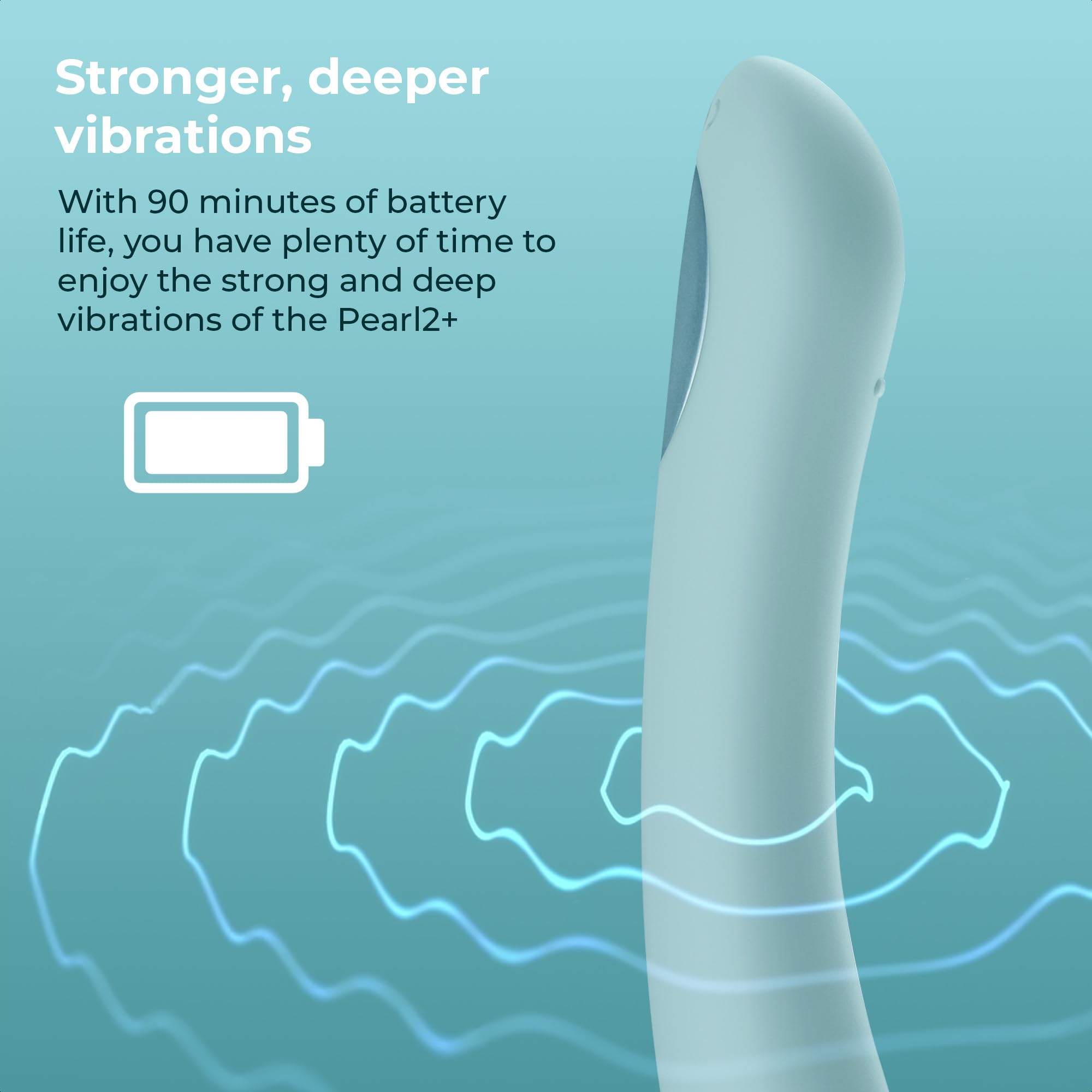 Premium Kiiroo Pearl2+ G Spot Vibrator for Women - Interactive Remote Control Dildo with FeelConnect App - Couples Sex Toy for Long Distance & Solo Play - Enhance Intimacy & Pleasure in Bedroom or Travel