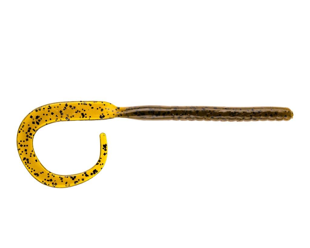 Netbait C Mac 7'' Ribbon Tail Worm with Baitfuel - Premium Soft Plastic Fishing Bait for Bass, Trout & Walleye - Ideal for Freshwater & Saltwater Fishing