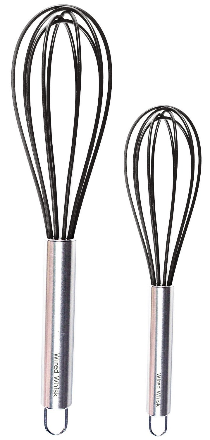 Premium Silicone Whisk Set of 2 - 12