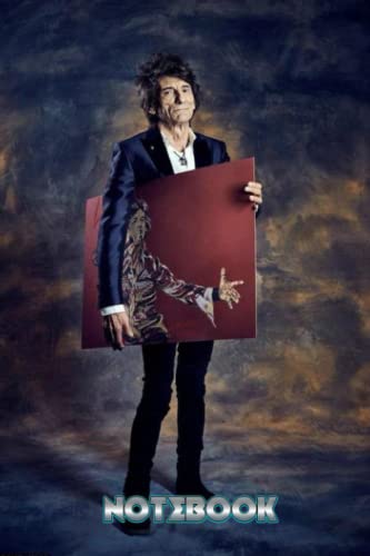 Ronnie Wood Rock Band Notebook - 100 Page Lined Journal for Writing, Perfect Gift for Rolling Stones Fans, Thanksgiving & Christmas Present - Ideal for Journaling, Note Taking & Music Lovers