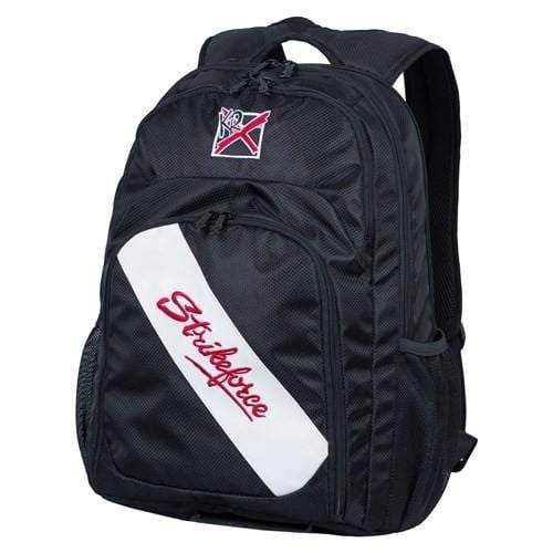 KR Strikeforce Fast Backpack - Black/White Bowling Bag for Men & Women | Lightweight Durable Backpack for Bowling Balls & Accessories | Perfect for League Play, Tournaments & Practice Sessions