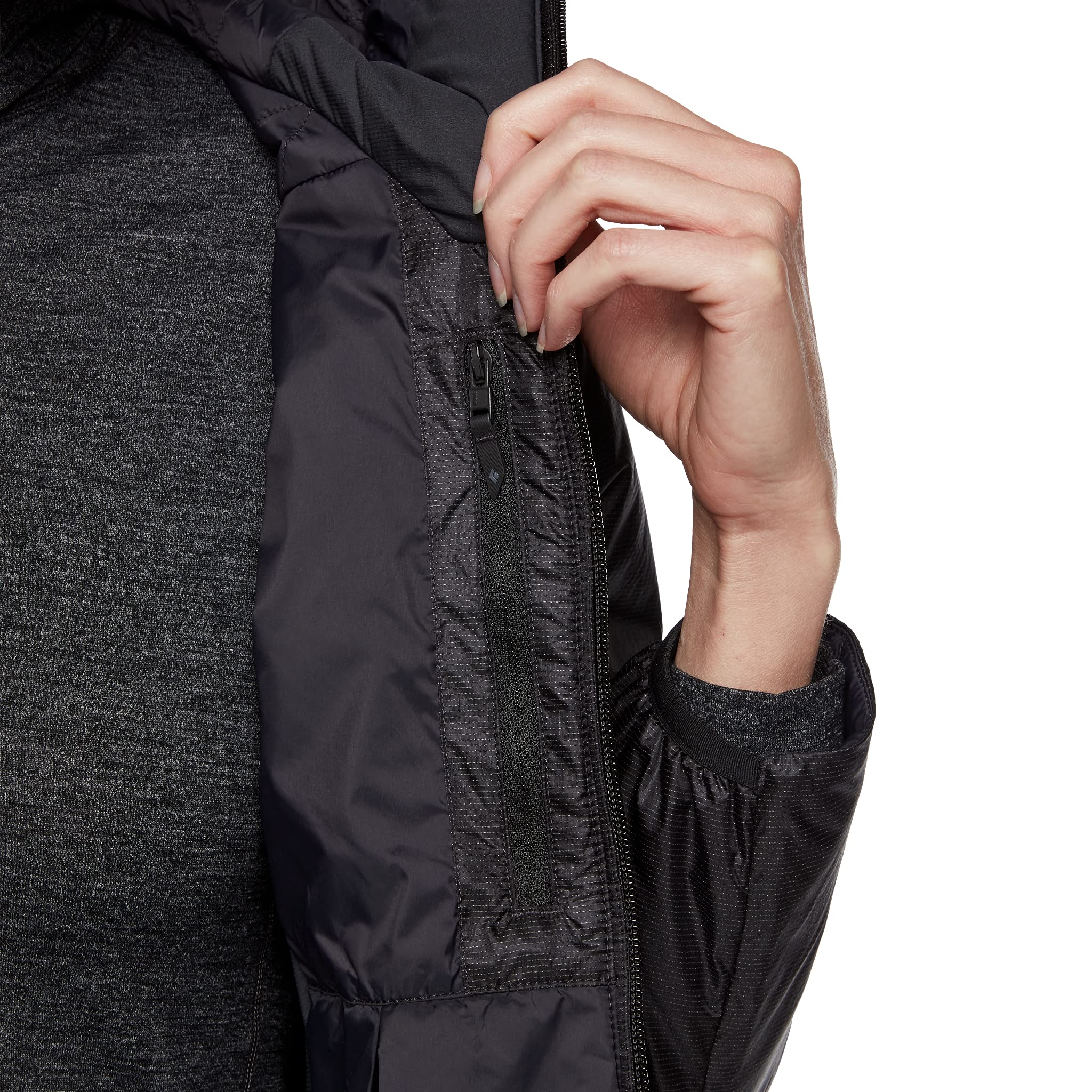 Black Diamond Women's Hybrid Jacket - Lightweight Waterproof Hiking & Outdoor Adventure Gear for Women | Perfect for Camping, Trail Running, and Mountain Climbing