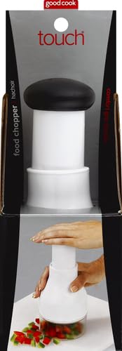 Good Cook Touch Food Chopper - Stainless Steel Manual Vegetable Chopper for Onions, Nuts & Herbs - Perfect for Meal Prep, Salads & Cooking