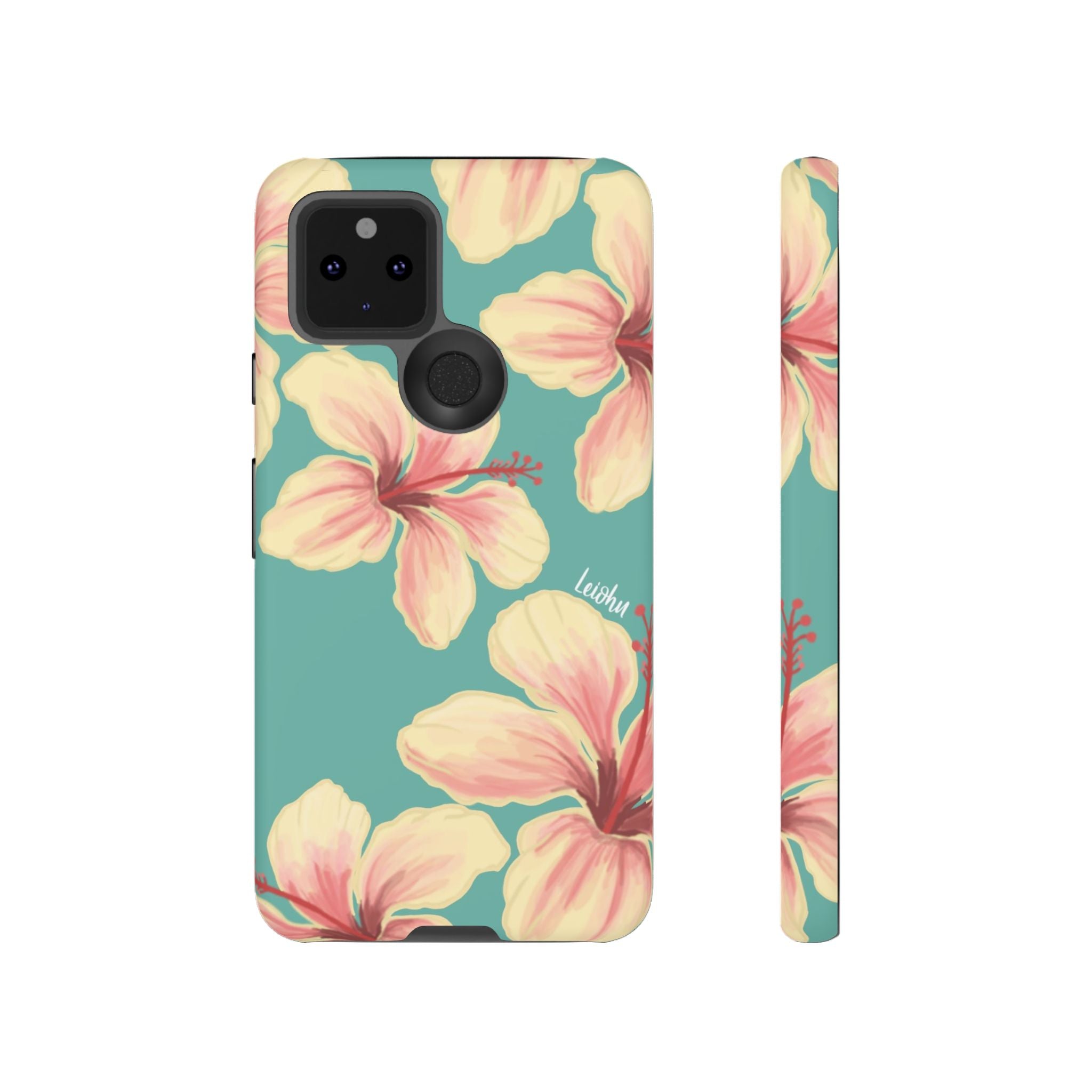 Hibiscus Teal Google Pixel 6 Case - Slim Protective Cover for Google Pixel 6 - Durable & Stylish Phone Case for Everyday Use, Work & Travel