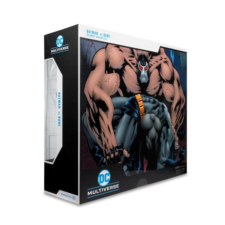 DC Multiverse Batman vs. Bane Action Figure Two Pack - Collectible Superhero Figures for DC Fans - Perfect for Display, Gifts, and Comic Book Collections