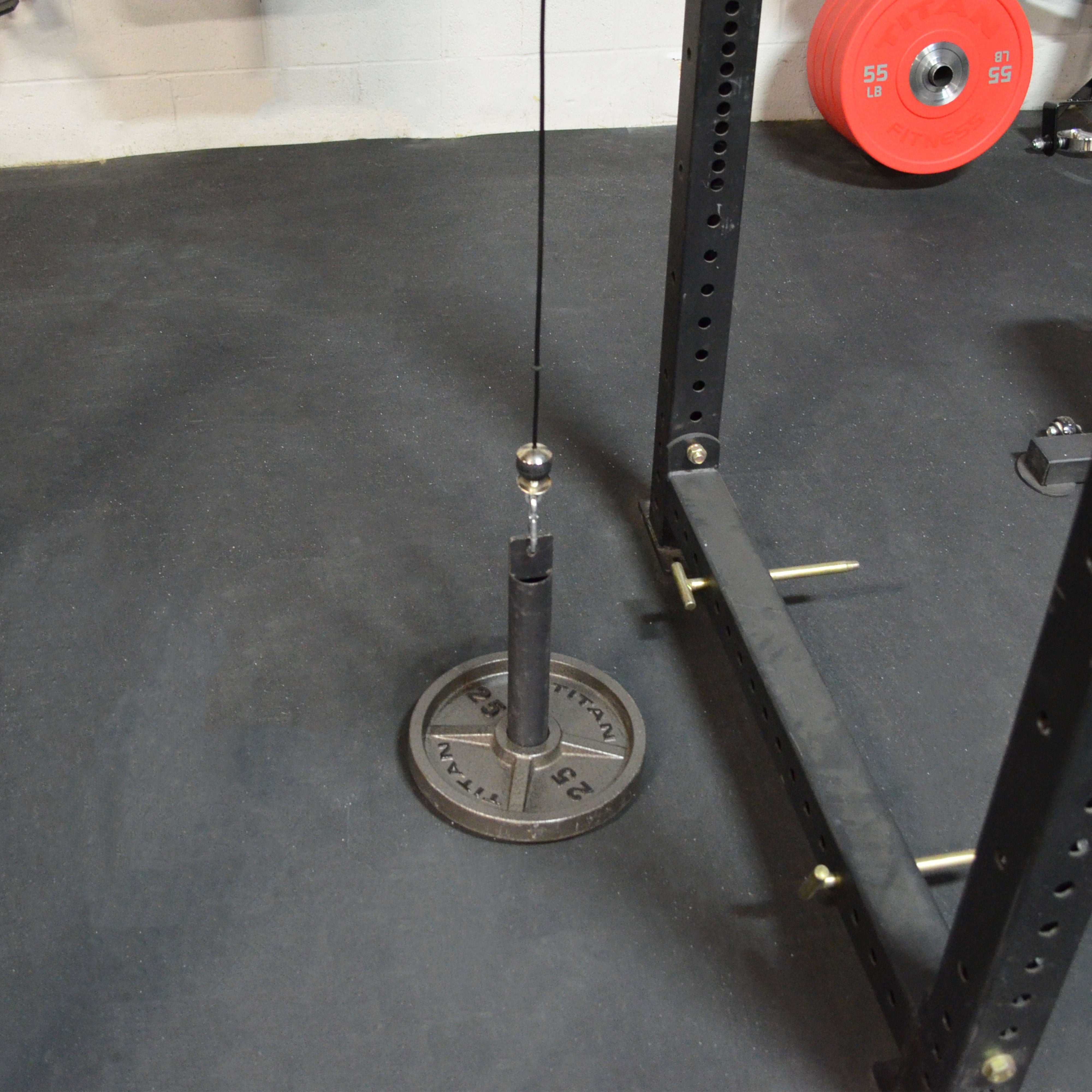 3 Series Rack Mounted Pulley System - Heavy Duty Gym Equipment for Home & Commercial Use - Perfect for Weight Training, CrossFit, and Functional Fitness Workouts