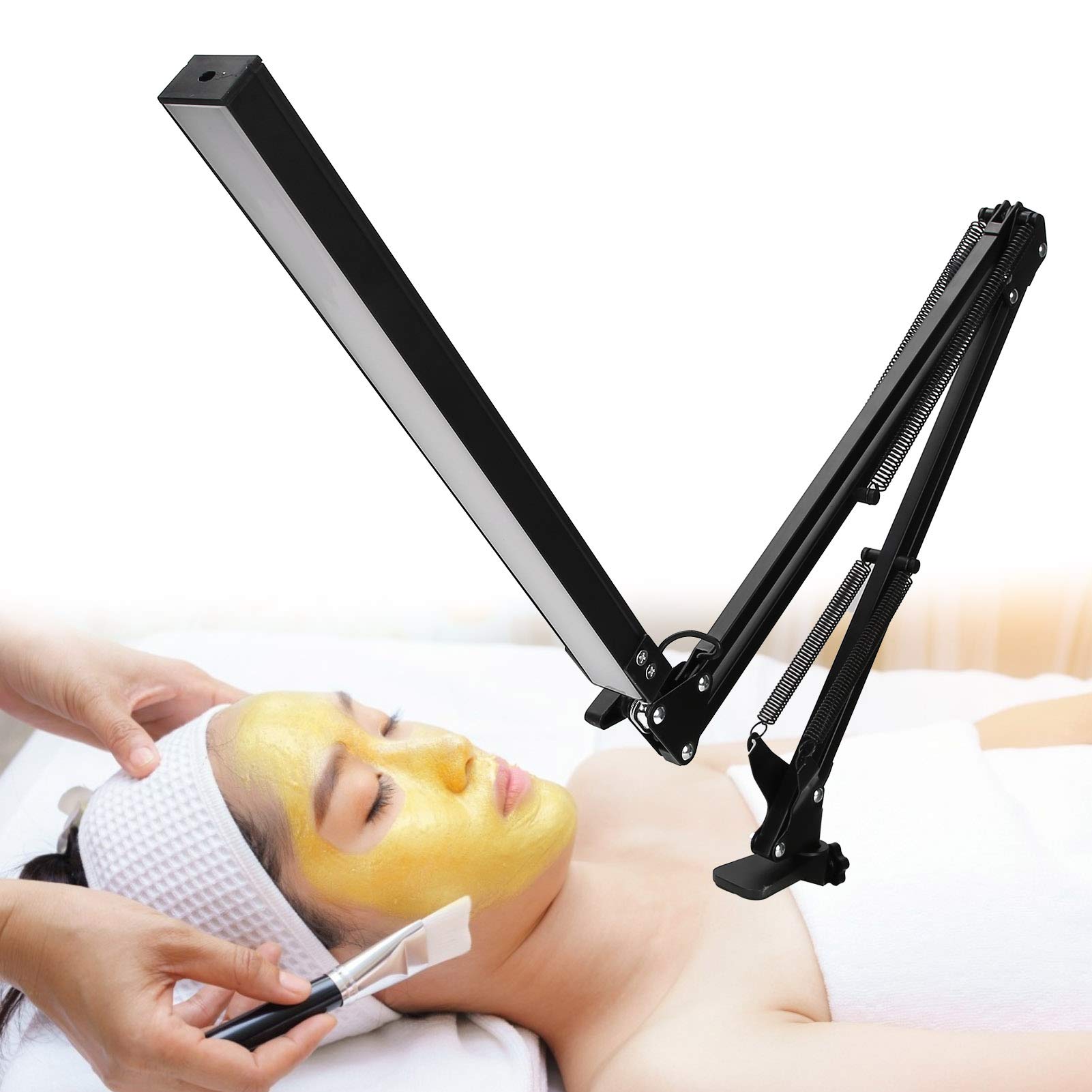 Professional LED Nail Art Clip Light - Foldable Manicure Lamp for Tattoo & Hairdressing | Portable Nail Salon Light for Home, Travel & Beauty Professionals
