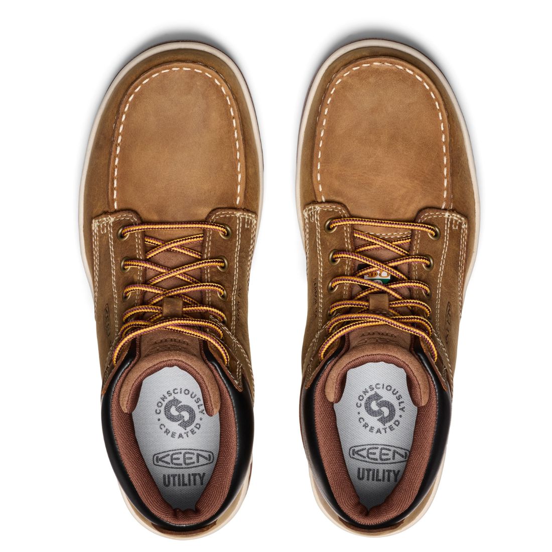 Keen Gibson Men's Composite Toe MID Work Shoe - Safety Boots for Construction & Industrial Work | Slip Resistant, Waterproof Work Boots for Men | OSHA Compliant Work Shoes for Electricians & Mechanics