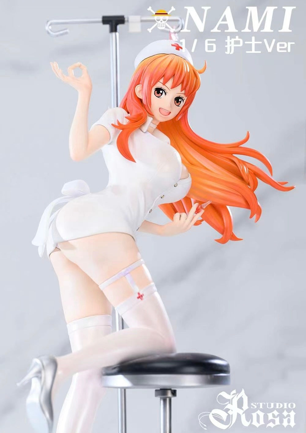 Rosa Studio Nurse Nami Cosplay Costume - One Piece Anime Halloween Outfit for Women | Perfect for Cosplay Events, Halloween Parties, and Anime Conventions
