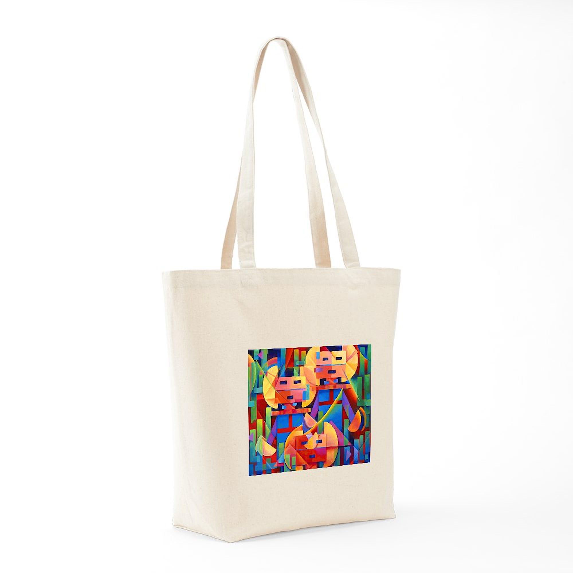 Cactus Spirits' Natural Canvas Tote Bag - Eco-Friendly Reusable Shopping Bag for Groceries, Beach & Daily Use | CafePress