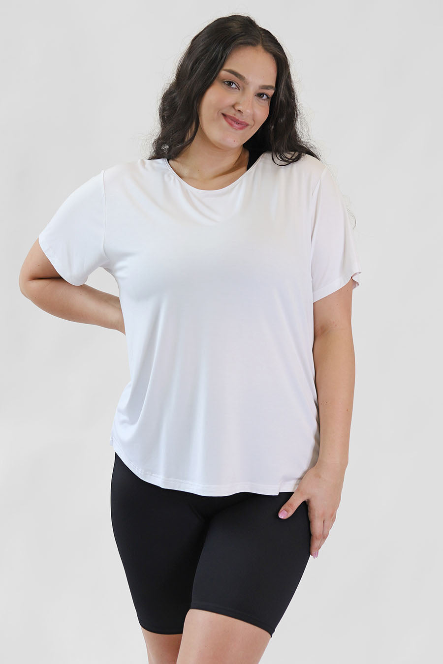 Classic Bamboo Cotton T-Shirt for Men - Soft Breathable White Tee - Eco-Friendly Casual Wear for Everyday & Outdoor Activities