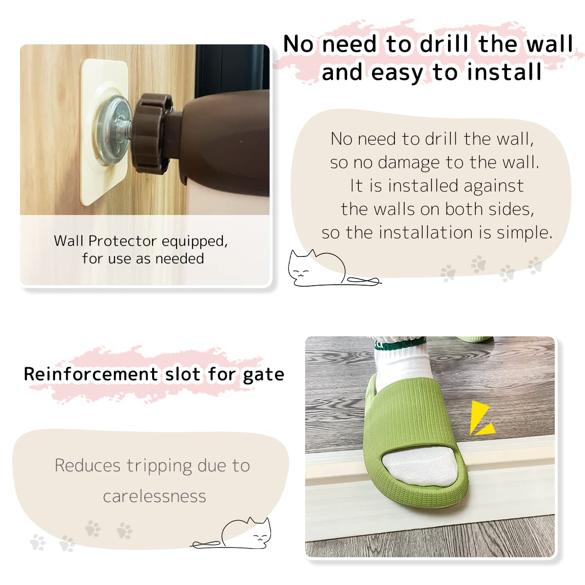 Lumizone Extra Tall Cat Gate 61.02