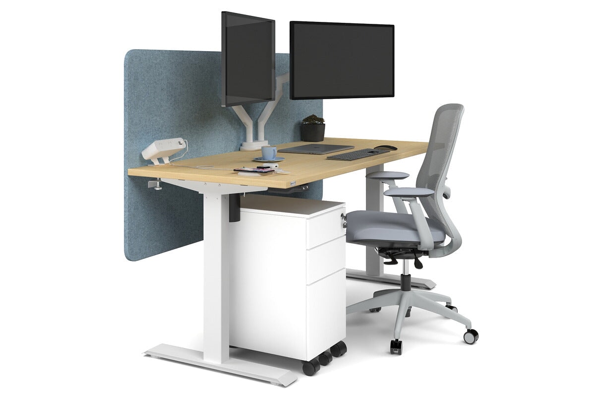 Height Adjustable Desk 1600L x 700W - Ergonomic Standing Desk for Home & Office - Perfect for Work, Study & Gaming