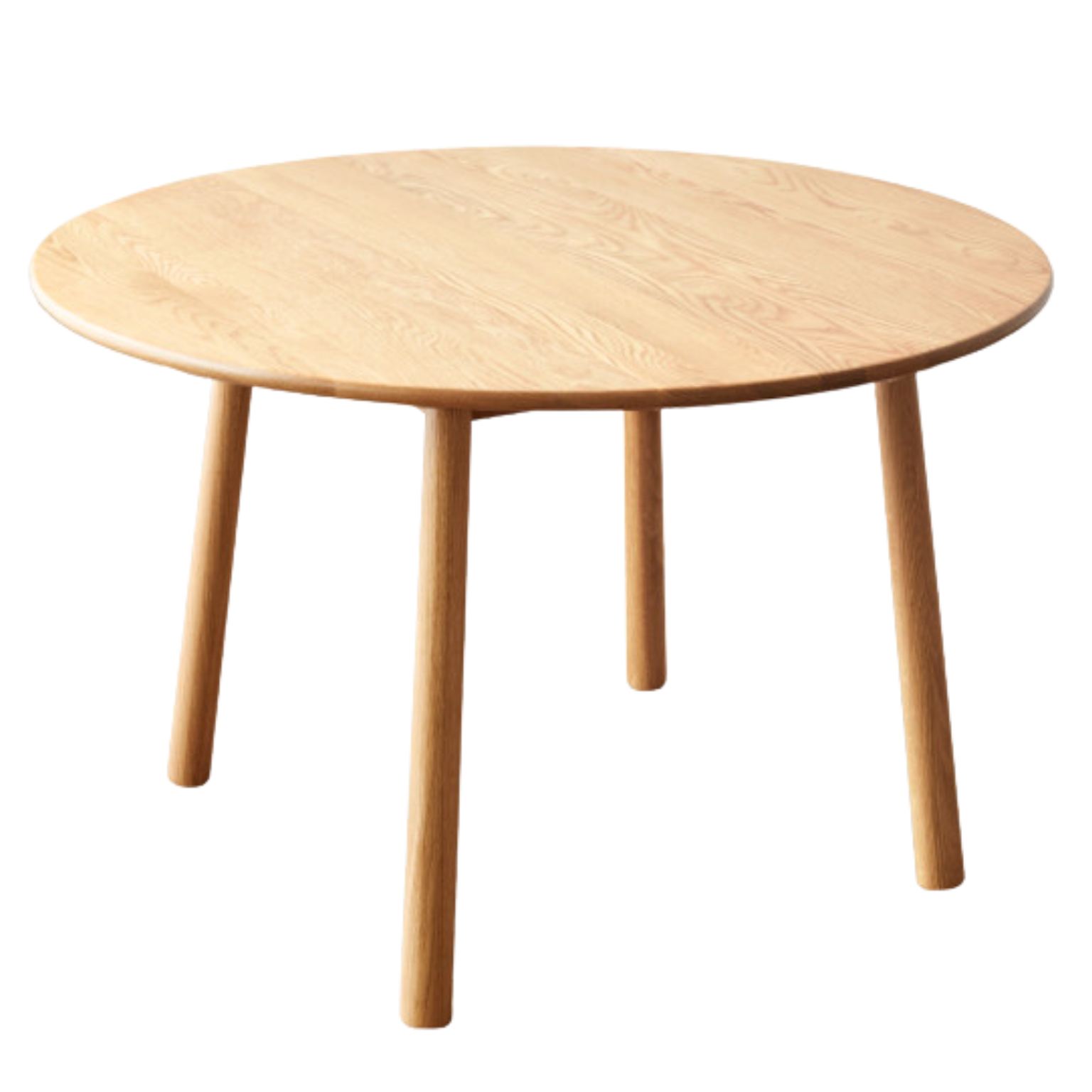 47.2x47.2x29.5 inch / 120x120x75 сm / Natural Wood Color / Round table