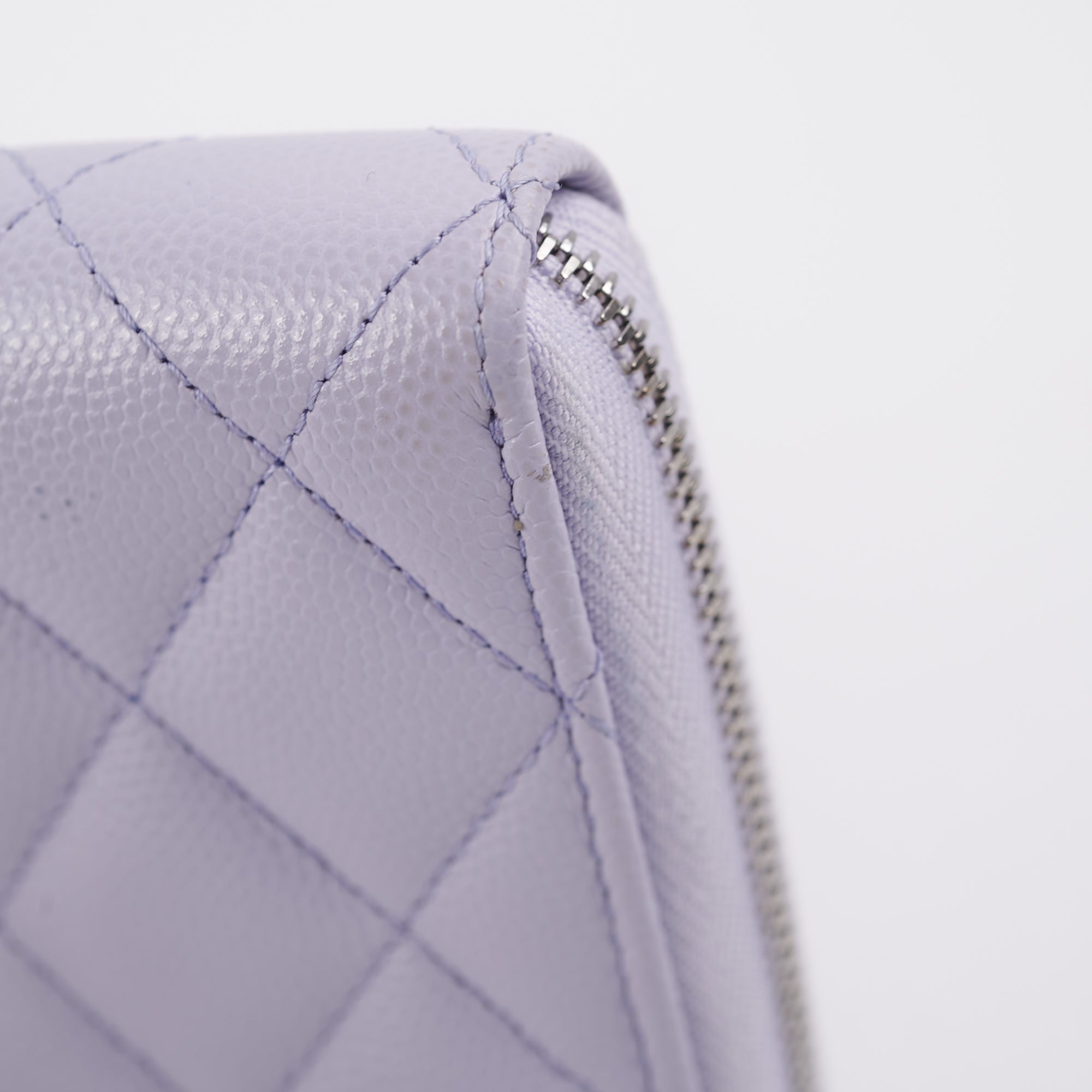 Chanel Caviar Classic Long Zipped Wallet in Light Purple - Luxury Leather Wallet for Women, Perfect for Everyday Use & Special Occasions