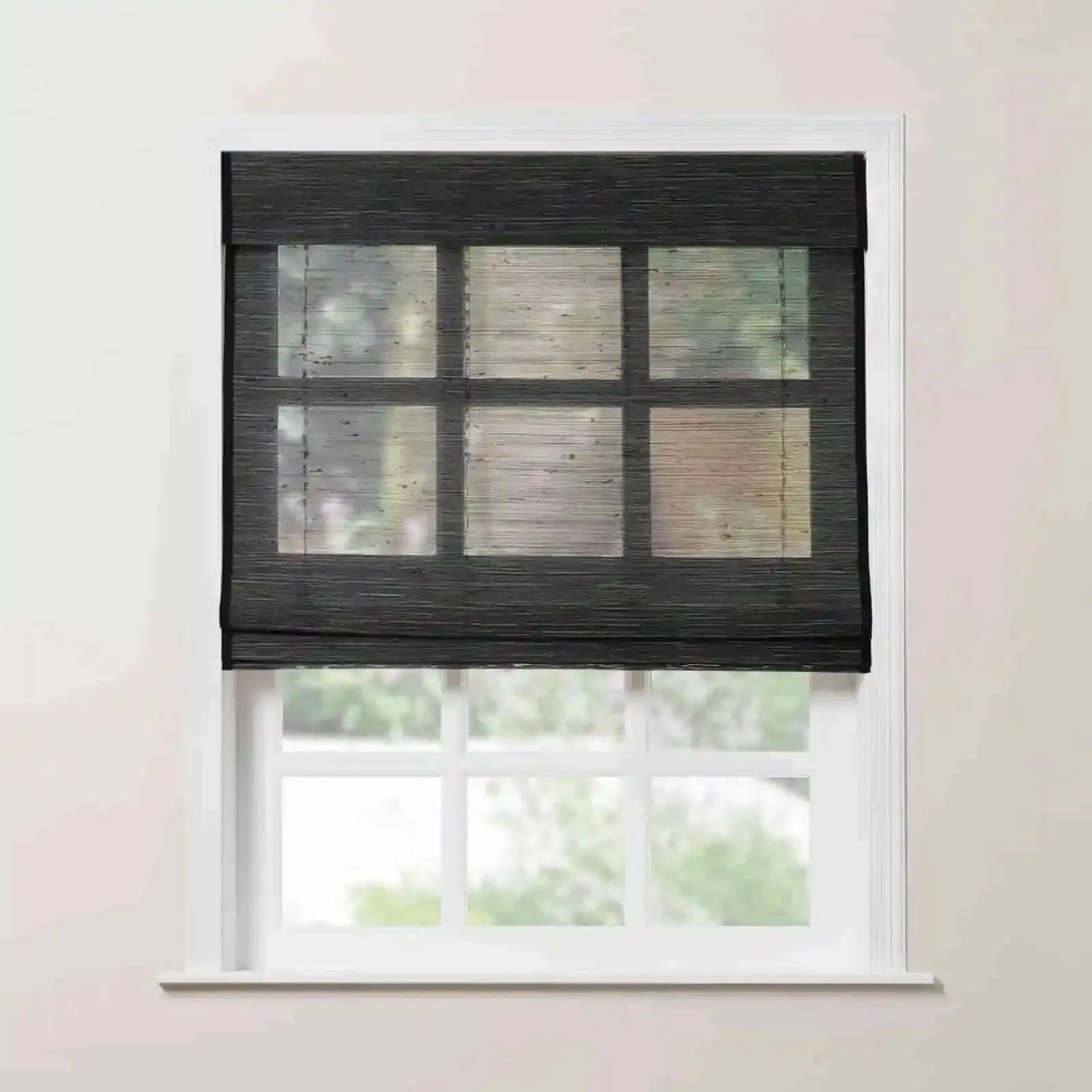 Rae Motorized Window Shades - Bamboo Woven Series P | Smart Home Automation | Perfect for Living Room, Bedroom & Office