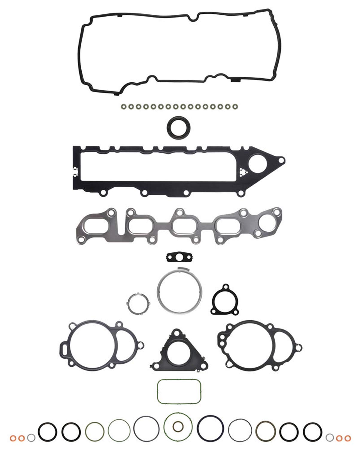 Fit 53057600 Gasket Set - High Performance Engine Gasket Kit for Ford, Chevy & Dodge Vehicles - Perfect for Engine Rebuilds & Repairs