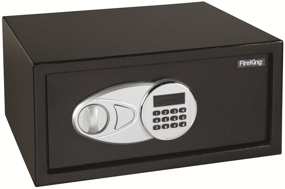 FireKing LT1507 Gary Laptop Safe - Secure Laptop Storage for Home & Office - Fireproof & Theft-Proof Safe for MacBook, iPad, and Important Documents