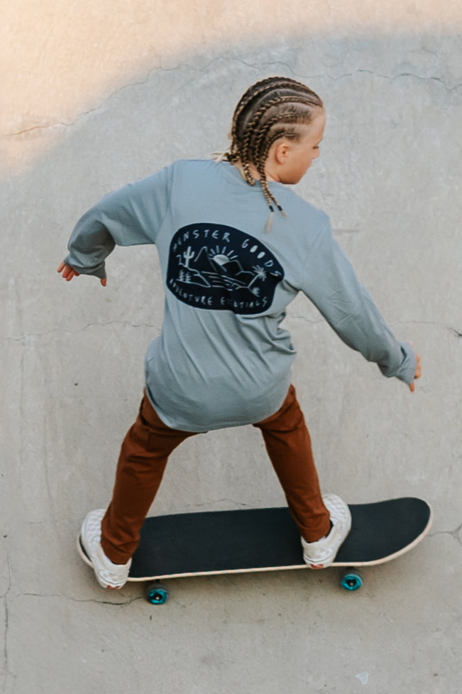 Boys Munster Kids Island Mid Blue T-Shirt - Comfortable & Stylish Casual Wear for School, Play & Everyday Outfits
