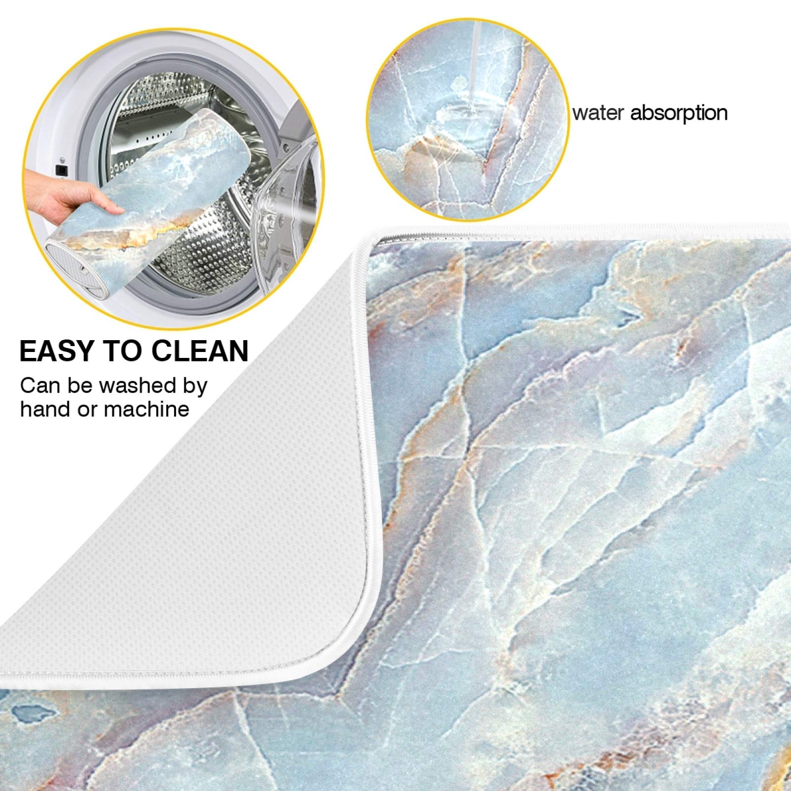 Premium Absorbent Dish Drying Mat - 16