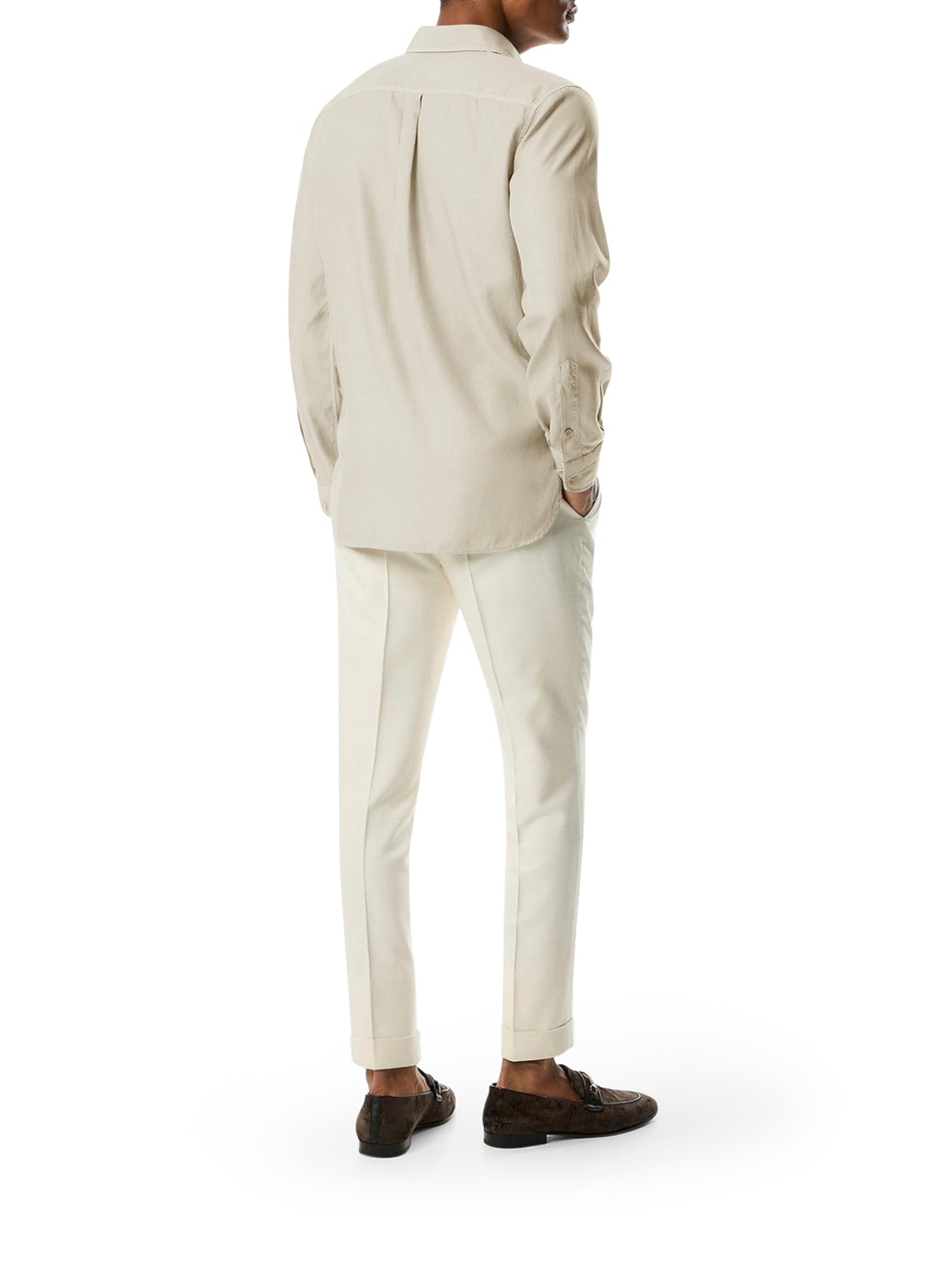 FLUID LIGHT TWILL MILITARY SHIRT - Men's Casual Button-Up Top for Outdoor & Streetwear Style | Perfect for Hiking, Travel, and Everyday Wear