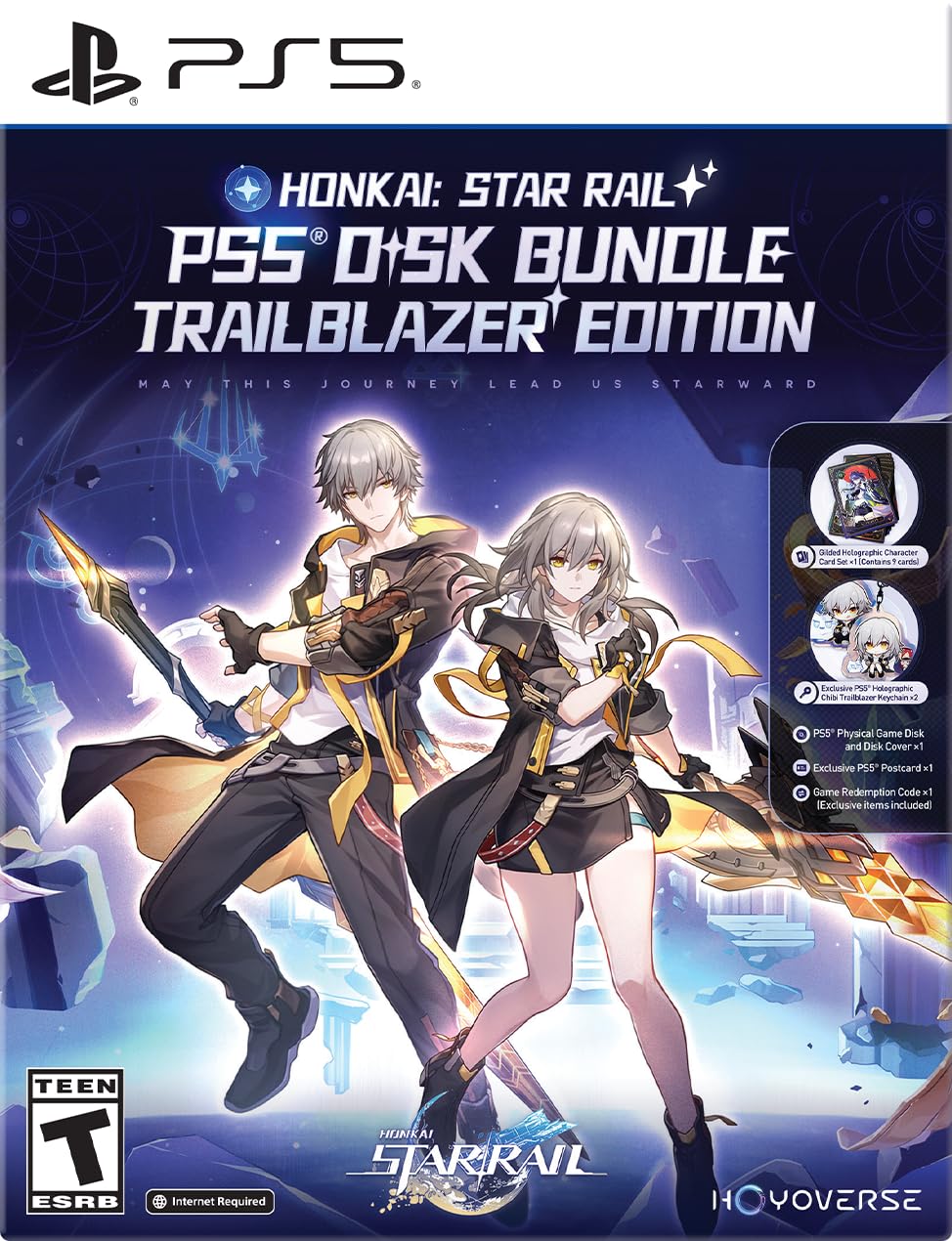 Honkai: Star Rail Trailblazer Edition - PS5 Game | Action RPG Adventure | Explore the Cosmos | Perfect for Anime & Sci-Fi Fans | Play at Home or Gaming Parties