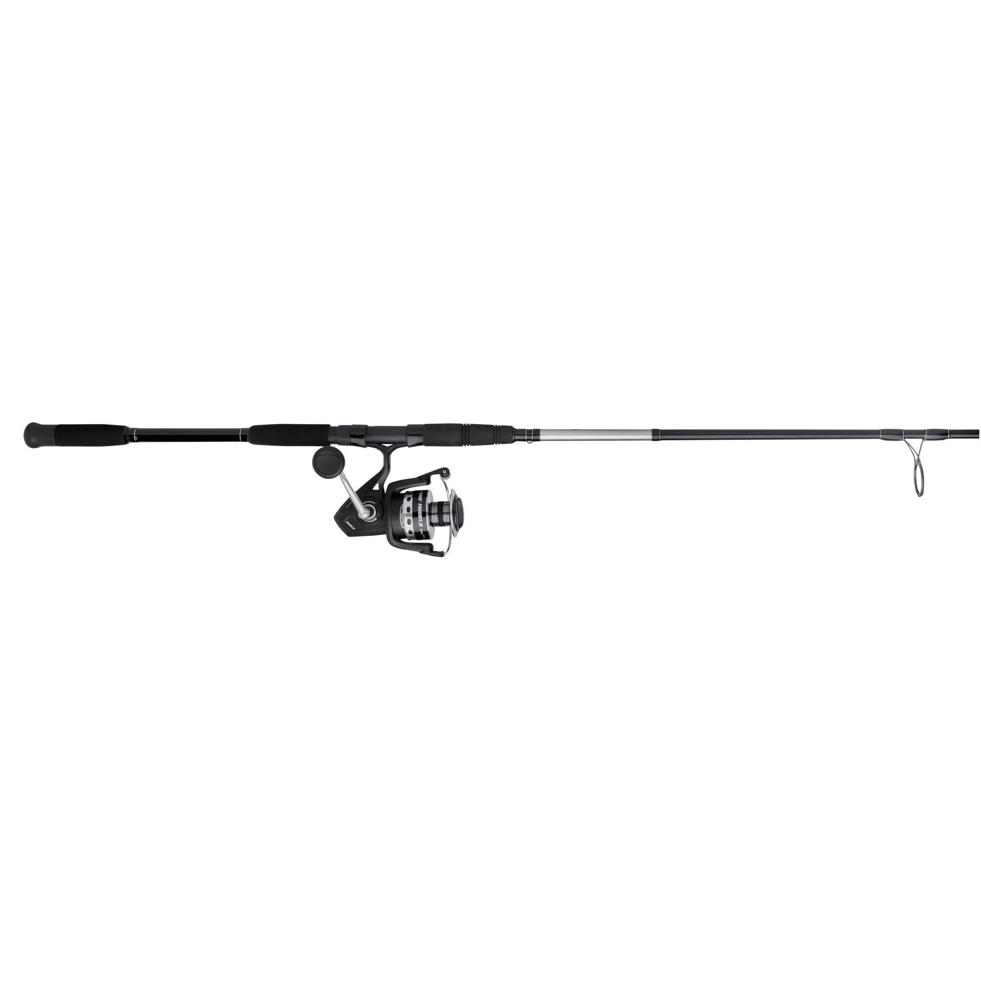 Pursuit® IV Spinning Rod and Reel Combo - Lightweight Fishing Rod with Smooth Reel for Freshwater & Saltwater Fishing - Perfect for Bass, Trout, and Inshore Fishing Adventures