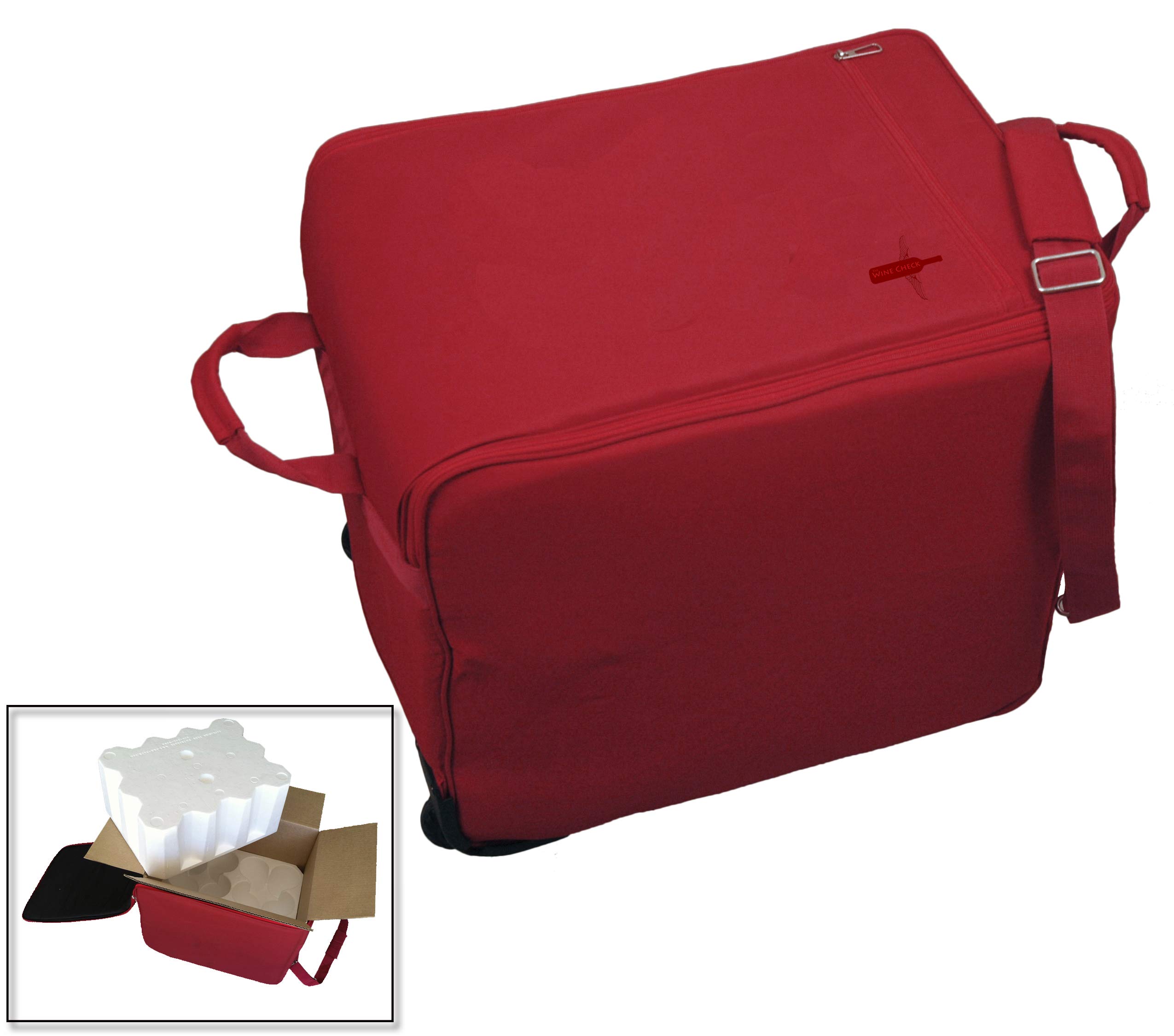 Red Complete Set with Mini Logo - Perfect for Gifts, Travel & Everyday Use | Stylish & Functional Accessories