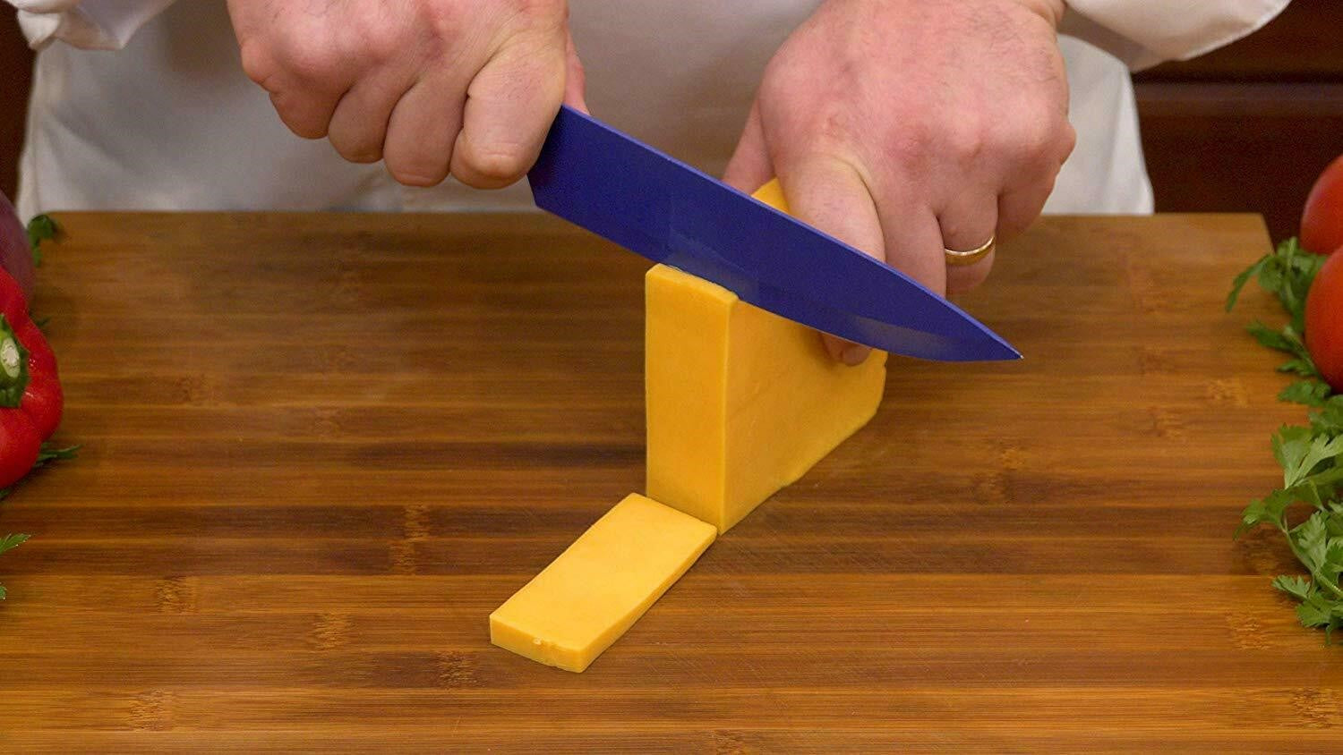 Premium Diamond Sharp Knife - Ultra Sharp Stainless Steel Kitchen Knife for Slicing, Dicing & Chopping - Perfect for Home Cooking, BBQ & Outdoor Camping
