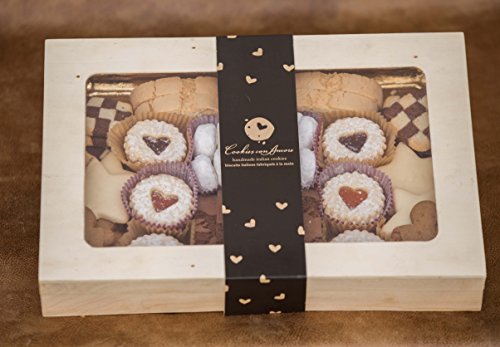 Premium Assorted Cookies Gift Set in Traditional Wooden Box - Perfect for Holidays, Corporate Gifts & Tea Time Snacks