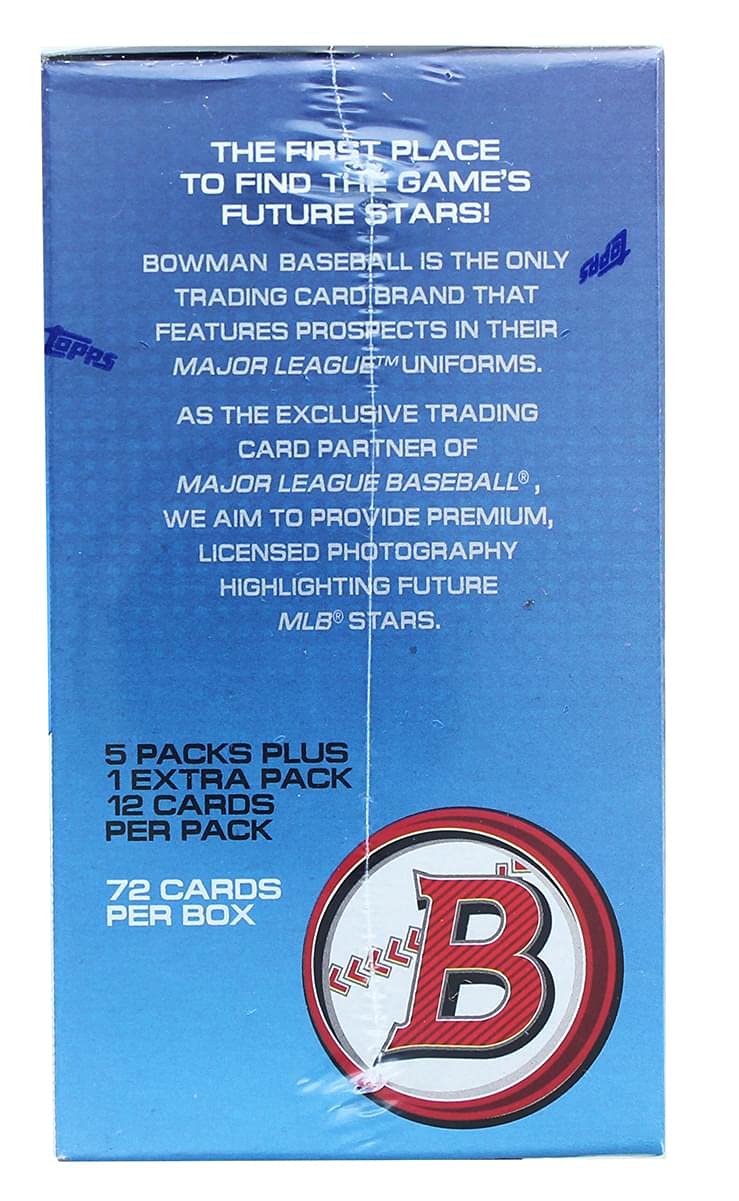 2021 Bowman Baseball 6-Pack Blaster Box - Factory Sealed with 72 Cards - Perfect for Collectors, Trading & Fantasy Sports