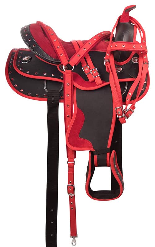 Premium Synthetic Western Horse Saddle 14