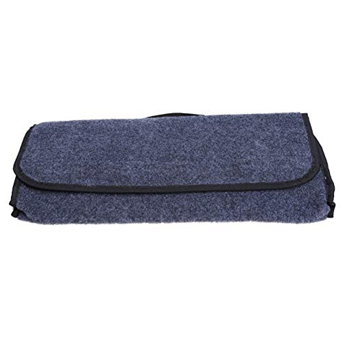 YTGUEVKDH 1-Piece Car Organizer Storage Bag - Auto Accessories for Boot, Tools & Travel Essentials | Durable Grey Carpet Material | Perfect for Road Trips, Breakdowns & Vehicle Organization