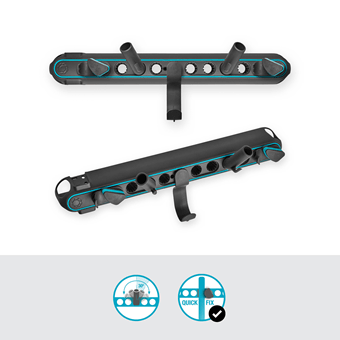 Gardena Flex Tool Rack - Heavy Duty Wall Mounted Garden Tool Organizer for Shovels, Rakes & Outdoor Equipment - Perfect for Garage, Shed & Backyard Storage