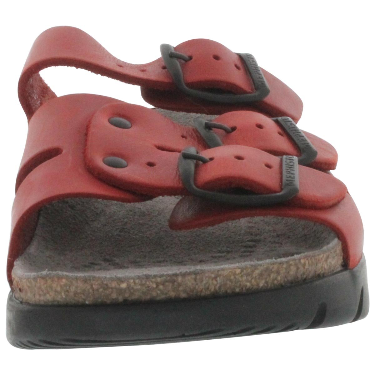 Mephisto Zach Tan Men's Leather Sandals - Premium Full Grain Leather Comfortable Walking Sandals for Men - Perfect for Travel, Beach & Casual Outings