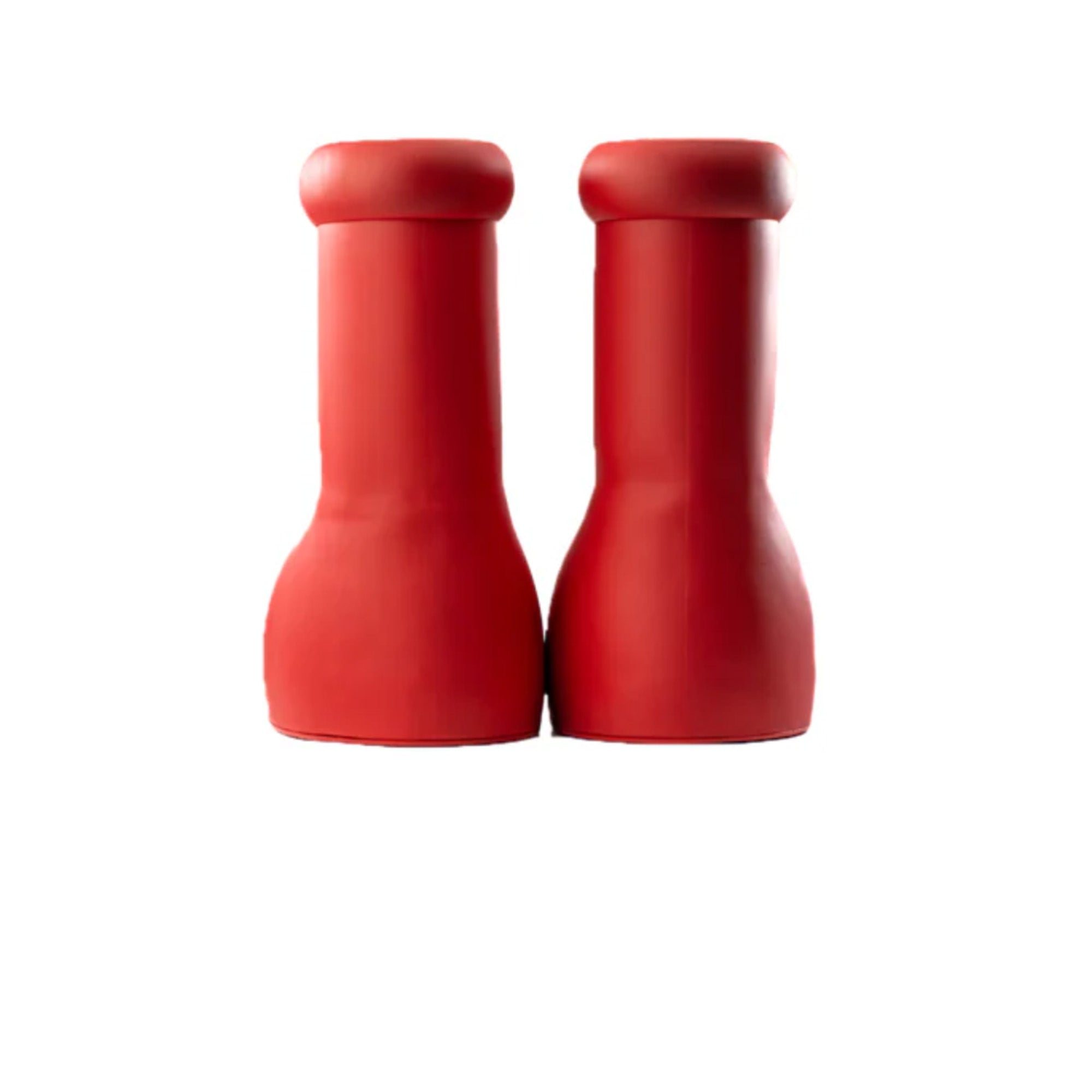 Big Red Boots (2023) - Trendy Chunky Platform Boots for Women & Men | Perfect for Streetwear, Cosplay & Fashion Statement Outfits