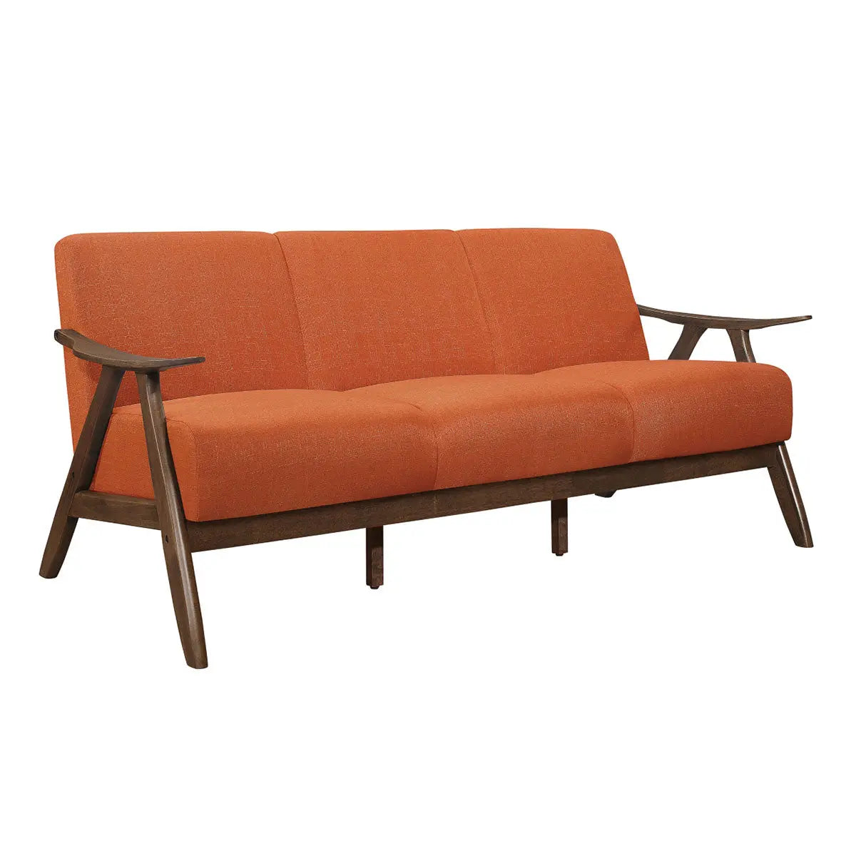 Damala Collection Modern Fabric Sofa 1138 - Comfortable Living Room Couch for Small Spaces, Home Office & Apartment Decor