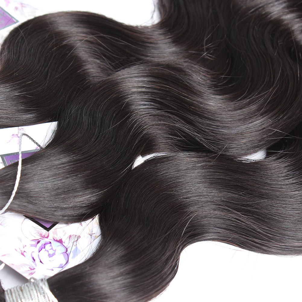 Bella Hair Virgin Remy Brazilian Hair 3 Bundles - Body Wave Weave Mixed Length 16