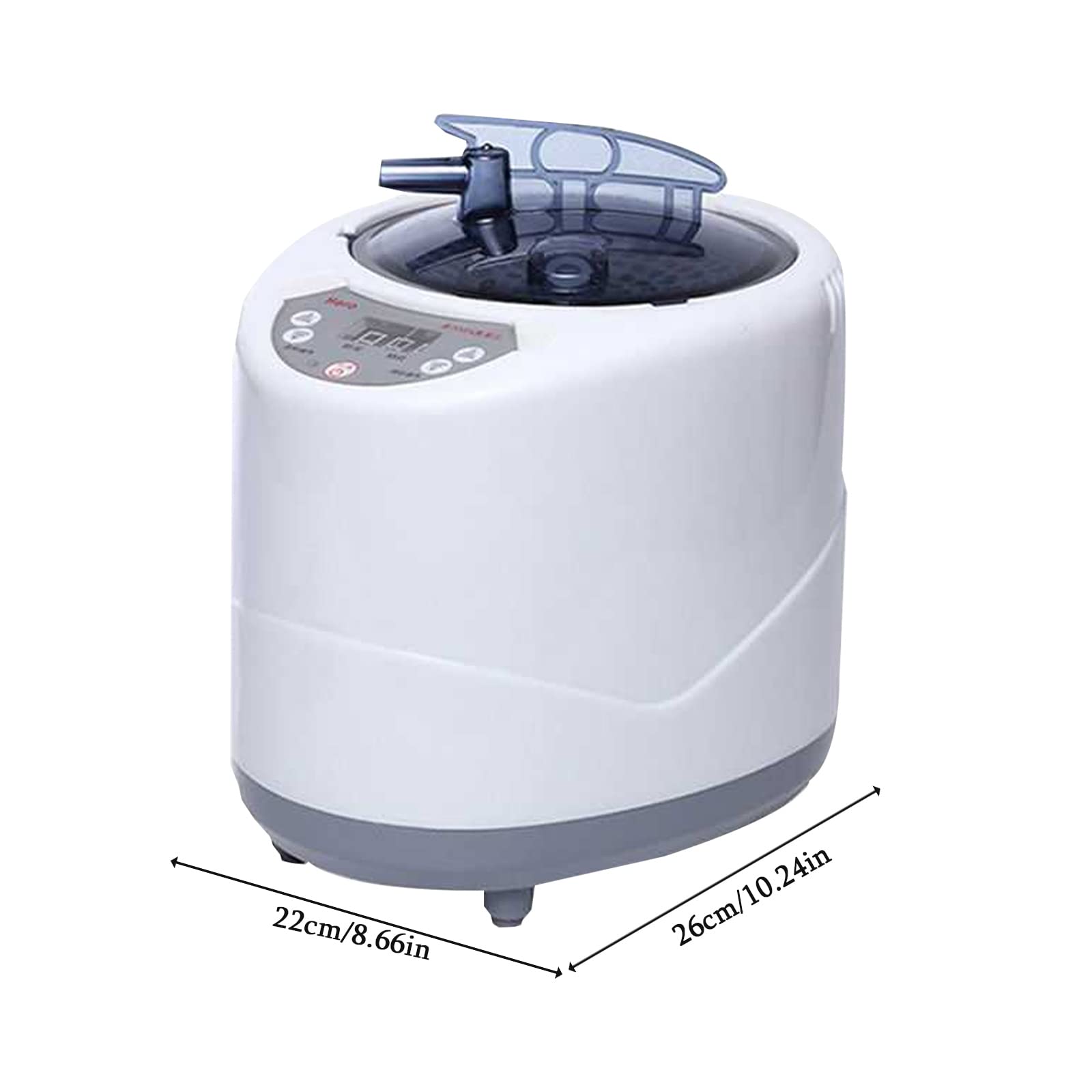 HUATOL 2L Portable Sauna Steamer with Remote Control - Stainless Steel Home Spa Steam Generator for Body Therapy & Detox | Perfect for Home Relaxation, Post-Workout Recovery & Self-Care Sessions (Batteries Not Included)