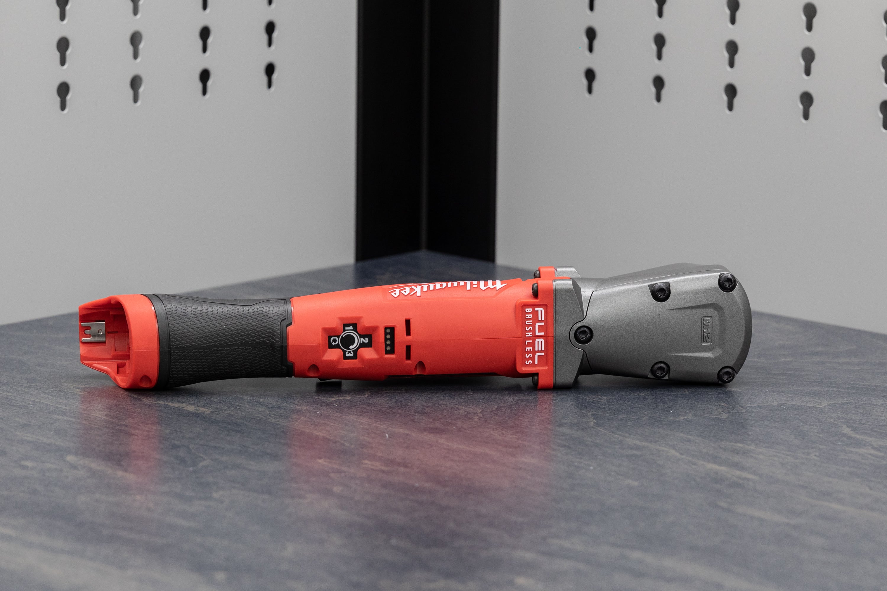 Milwaukee M12 FUEL 1/2 Inch Right Angle Impact Wrench Kit - Compact & Powerful Cordless Tool for Tight Spaces, Automotive Repair & Construction Projects