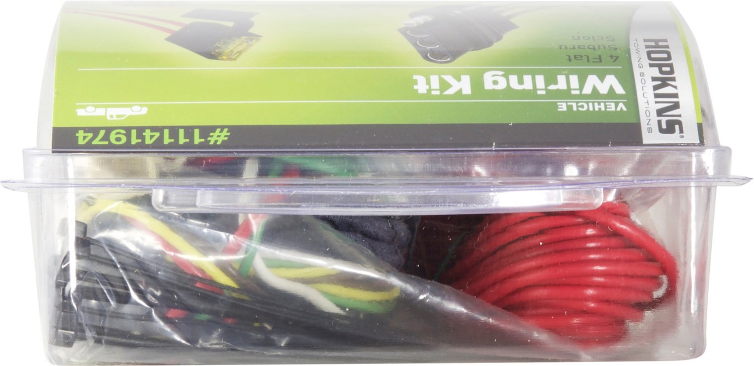Hopkins 11141974 Plug-In Simple Wiring Kit - Easy Vehicle Trailer Light Connection for Trucks, SUVs & RVs | DIY Installation for Safe Towing